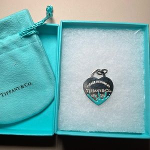 Tiffany and Co blue splash charm